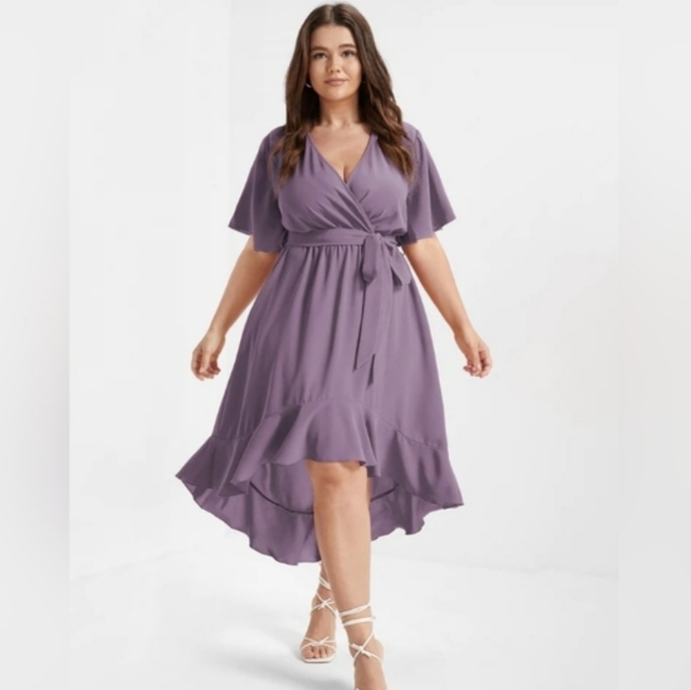 BLOOMCHIC  High-Low Dress, W/ Pockets, Size 12/L
